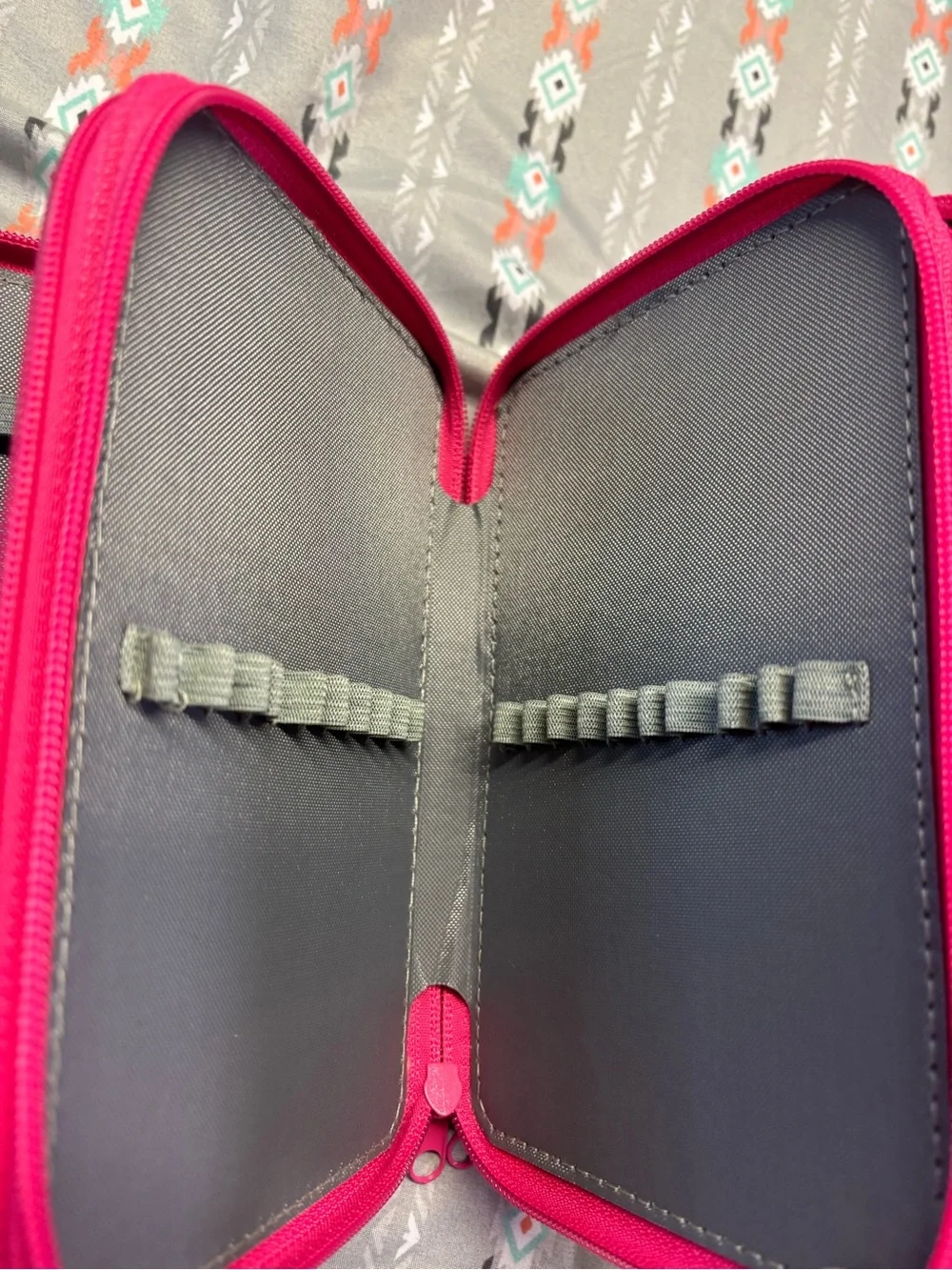✴️Hot Pink Glitter Zip Organizer Pouch